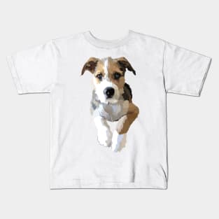 Terrier beagle cute dog Kids T-Shirt